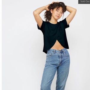 Free Label Black Tulip Tee size 2X